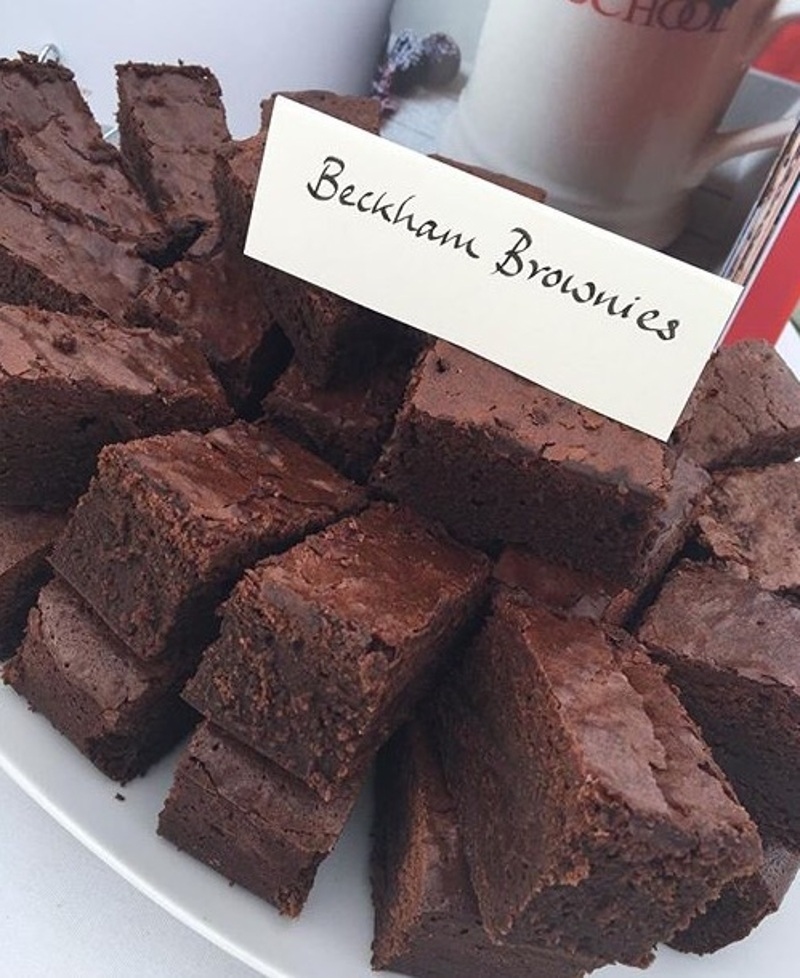 Пирожные брауни от Виктории Бекхэм