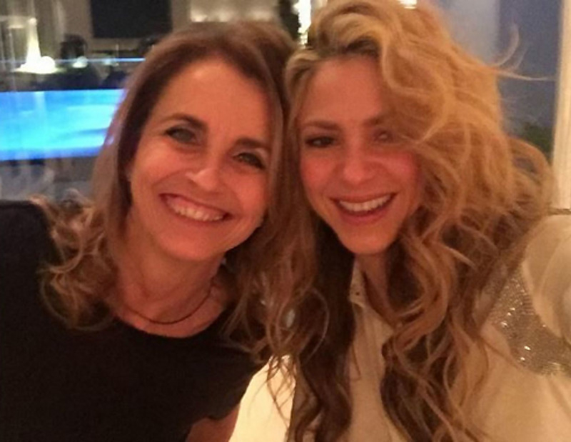 Шакира со свекровью