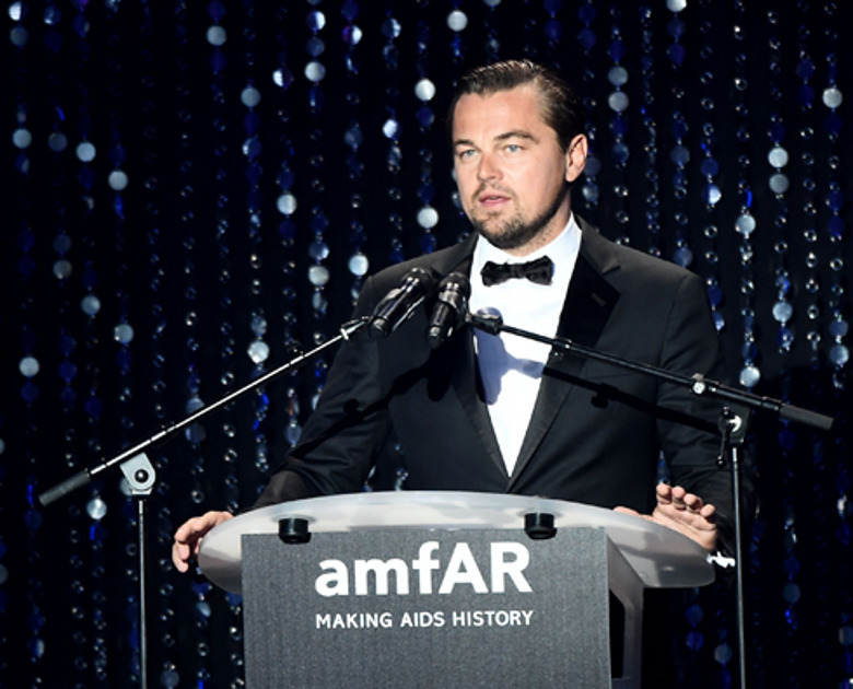 Леонардо Ди Каприо на благотворительном аукционе AmfAR