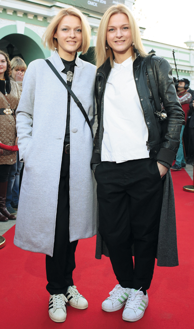 Екатерина и Дарья Носики: обувной family look