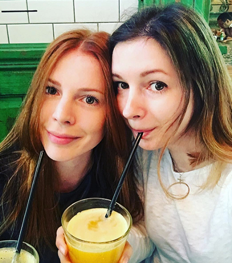 Наталья Подольская с сестрой Юлианой