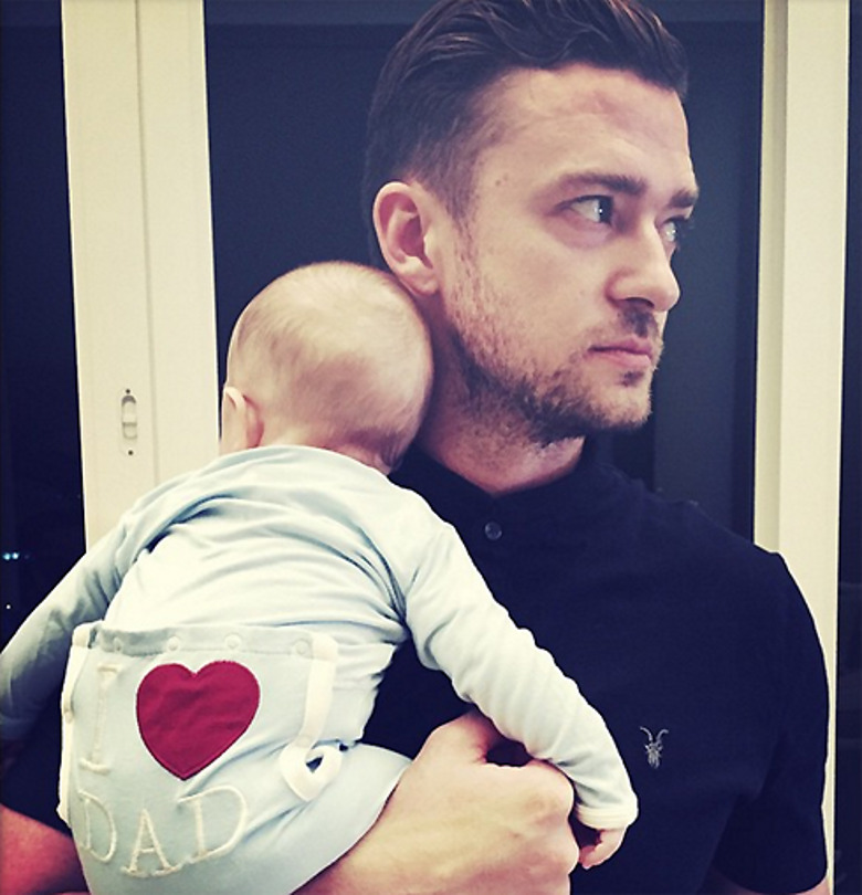 Джастин Тимберлейк с сыном