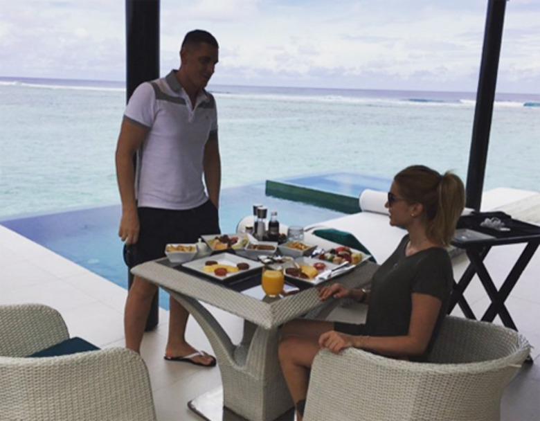 Ксения Бородина и Курбан Омаров на Мальдивах