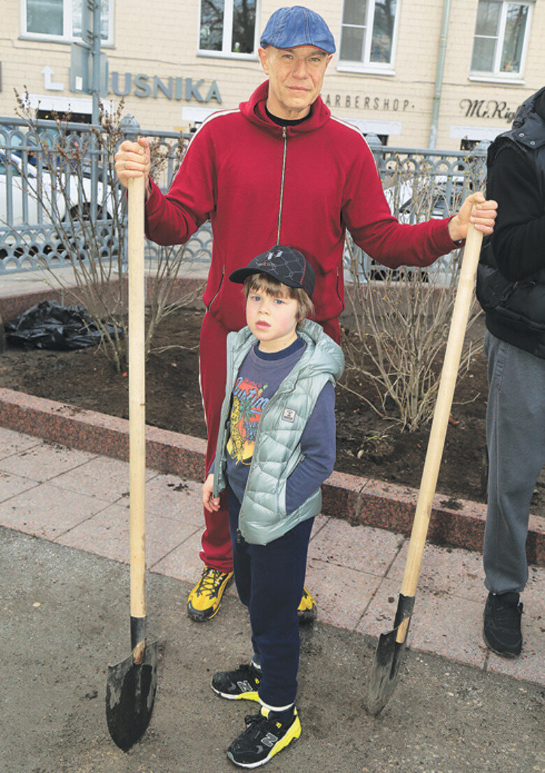 Сергей Мазаев с сыном