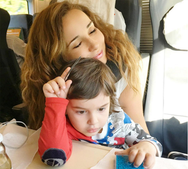 Анфиса Чехова с сыном