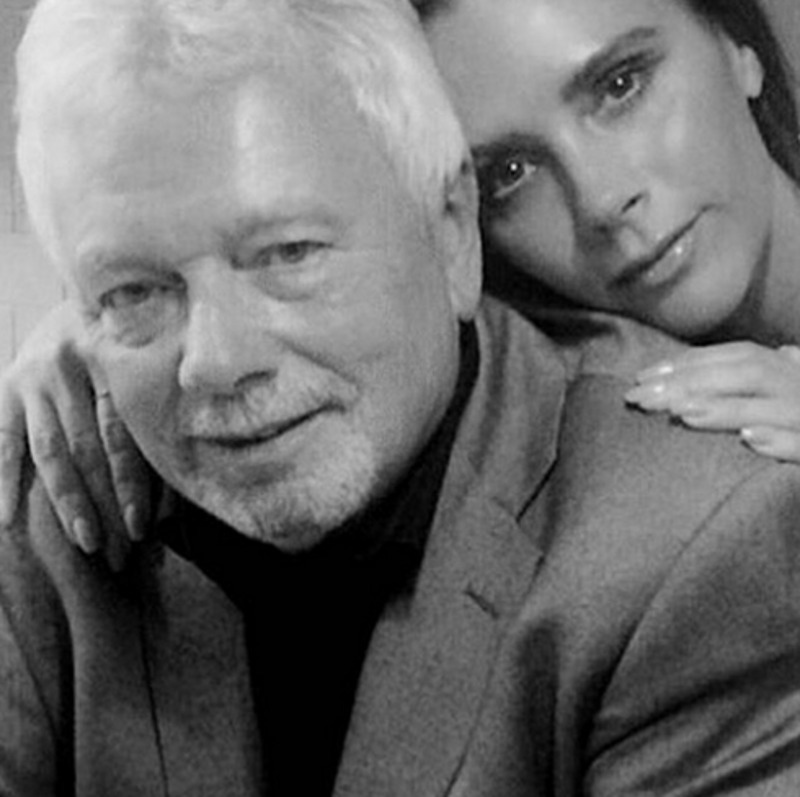 Виктория Бекхэм с отцом