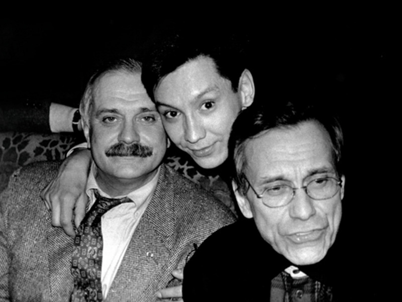 С дядей, Никитой Михалковым, и отцом Андроном Кончаловским