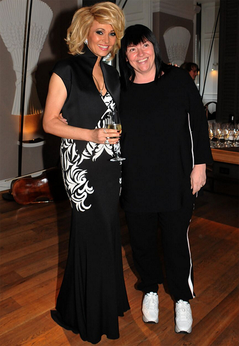 Анжелика Агурбаш с Аллой Духовой