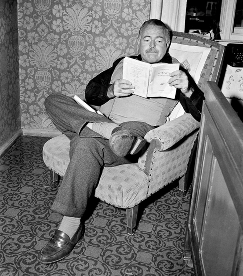 У Аричи есть несколько снимков Хемингуэя, «от которых просто мурашки по коже»