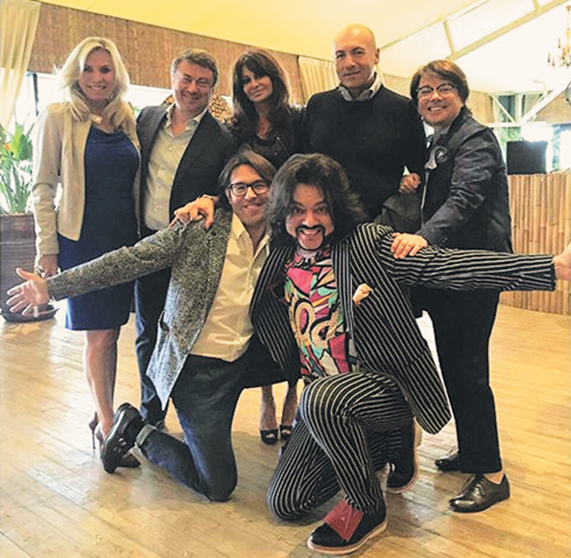 Филипп Киркоров, Андрей Малахов, Игорь Крутой, Валентин Юдашкин 