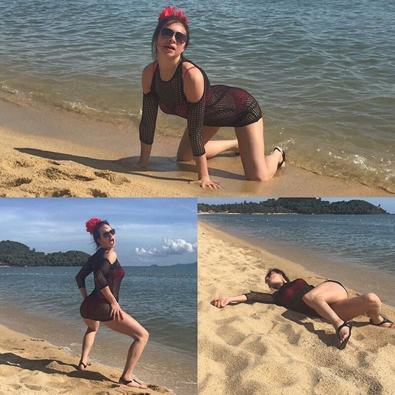 Новую фотосессию актрисы назвали "Волочкова стайл"