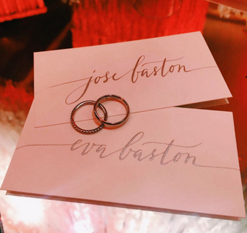 Обручальные кольца Евы Лонгории и Хосе Антонио Бастона