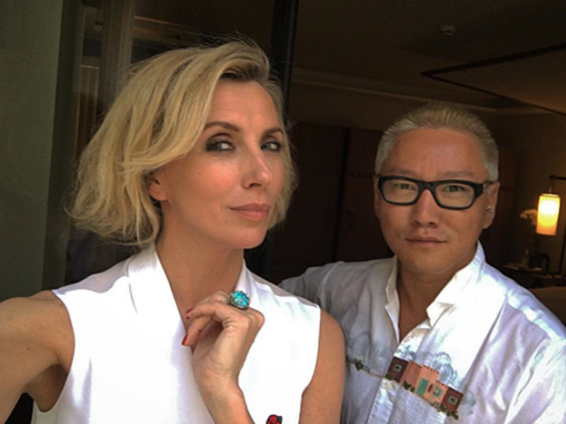 Светлана Бондарчук с новой прической и своим стилистом