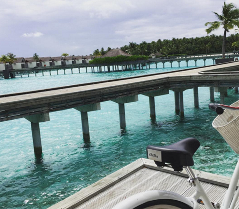 «Наш рай», - подписала этот снимок Бородина