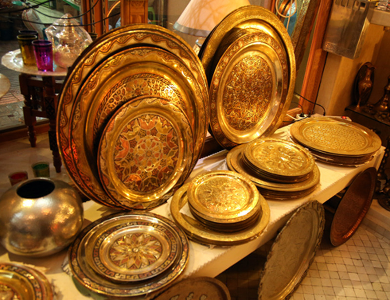 На рынках Марокко можно купить и аутентичную домашнюю утварь