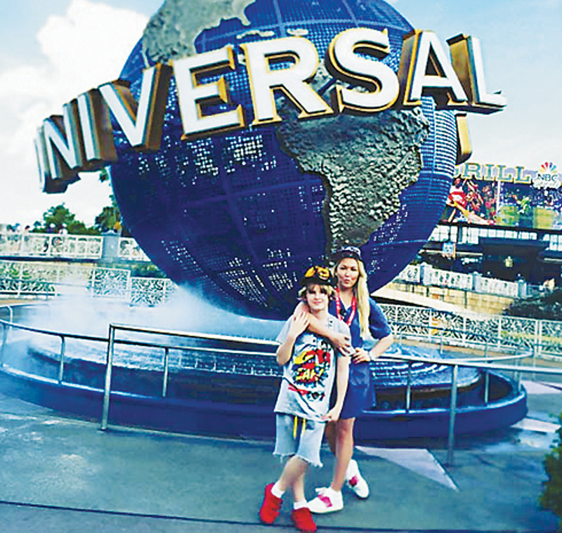 Ирина Дубцова с сыном