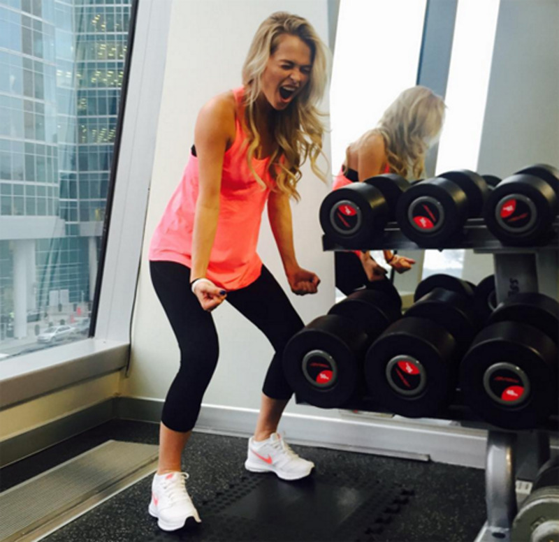 Анна Хилькевич похвасталась, что сейчас весит 45 килограммов