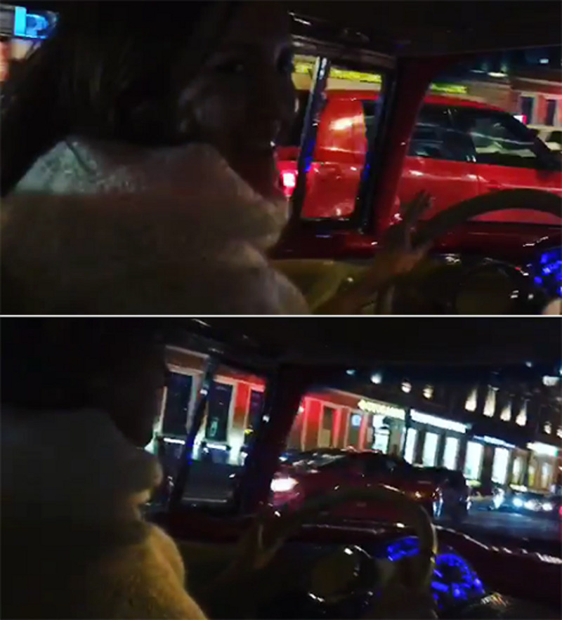 Матильда Шнурова за рулем подаренной мужу машины