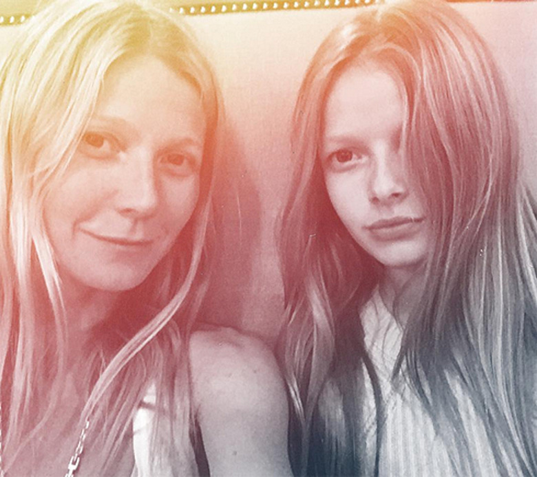 Гвинет Пэлтроу с дочкой Эппл