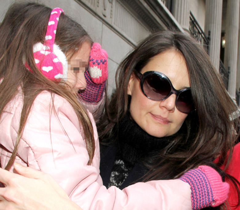 Кэти Холмс с дочерью Сури