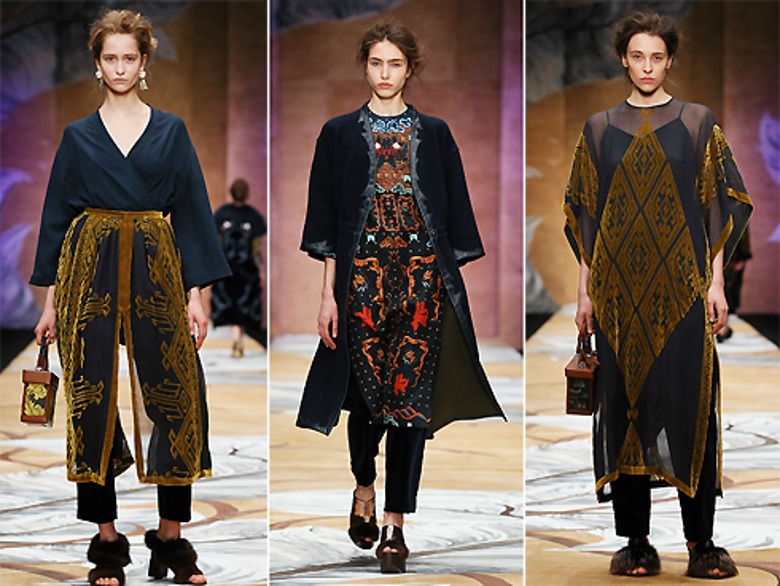 Национальные мотивы становятся все популярнее. Показ Алены Ахмадулиной