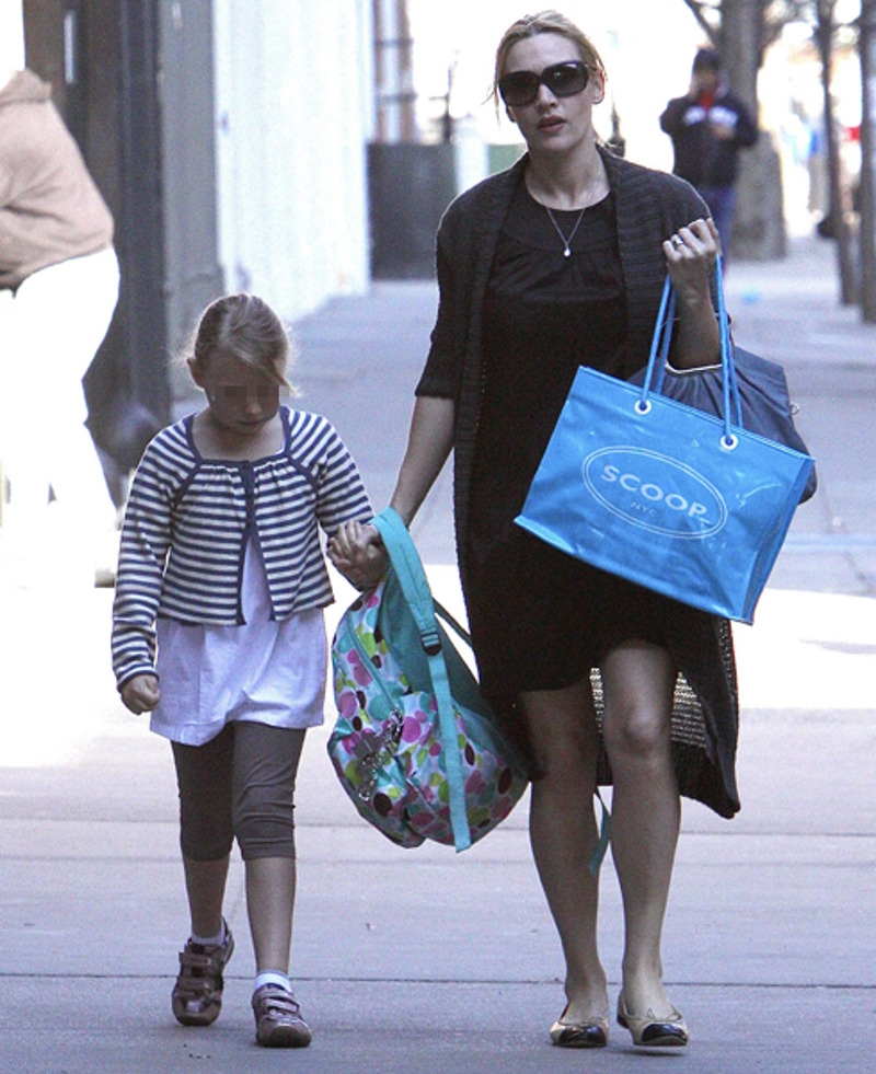 Кейт Уинслет с дочерью