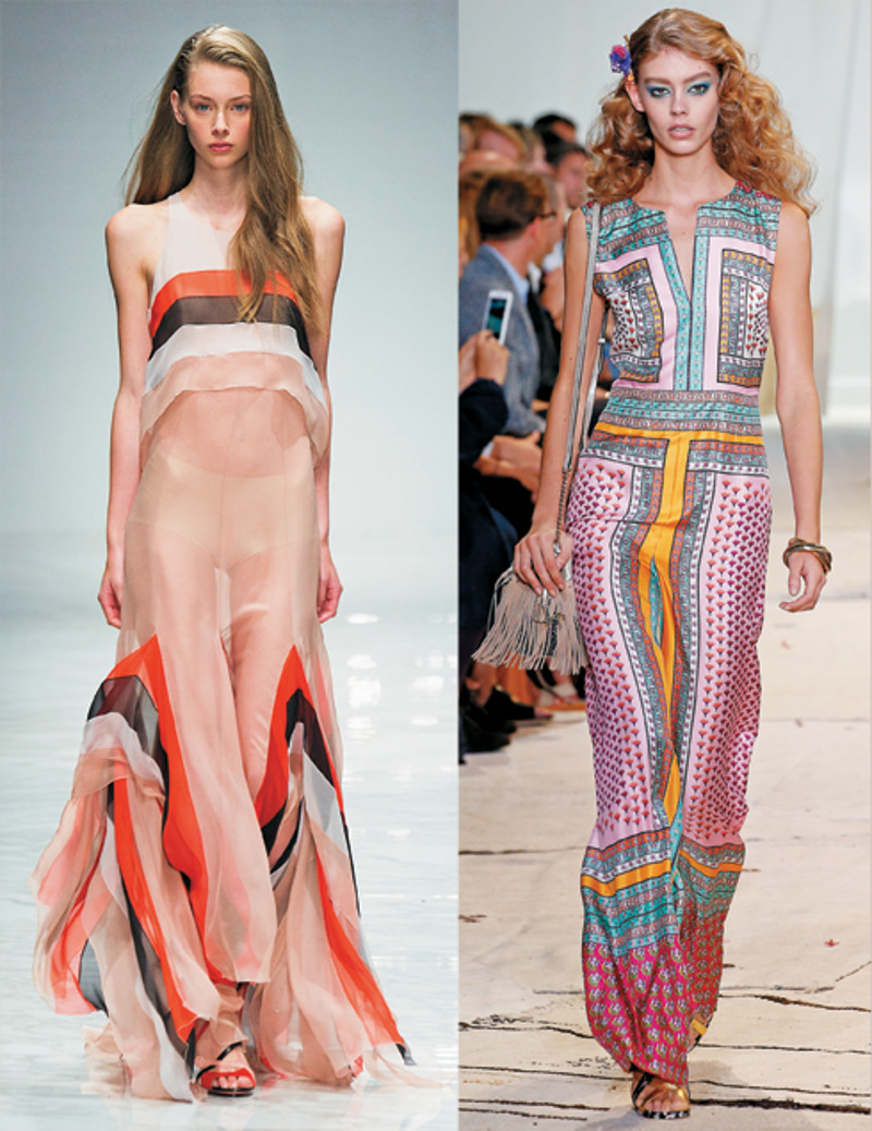 Полоски, квадраты, ромбы - тоже тренд сезона