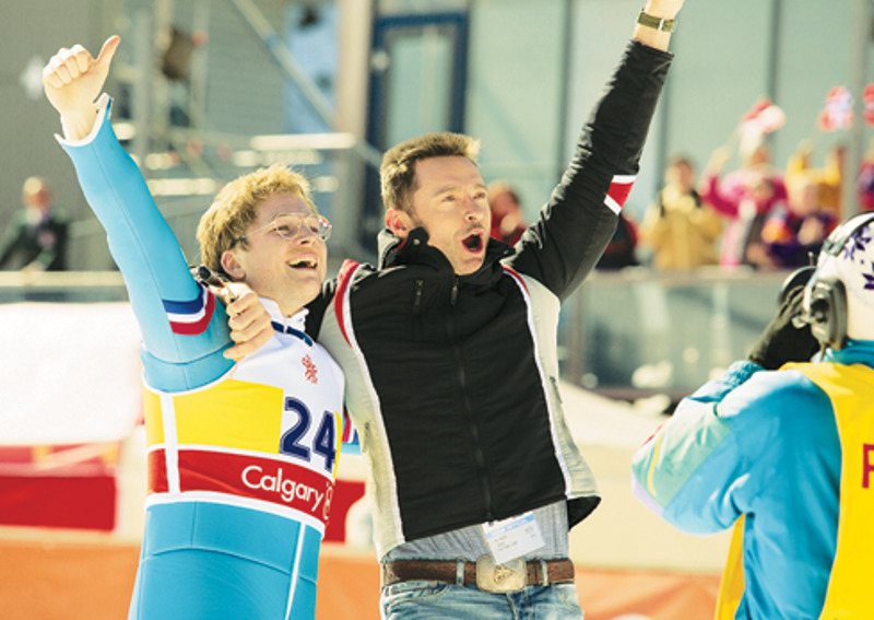 Образ Эдди «Орла» воплотил на экране  британский актер Тэрон Эджертон