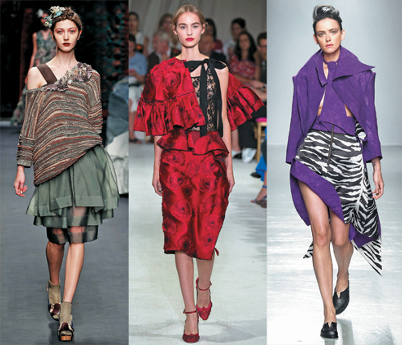 В моде ассиметричные силуэты