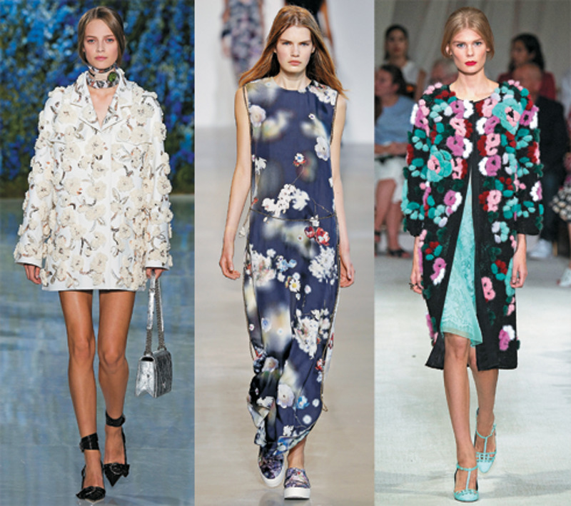 Цветочный принт не сдает своих позиций