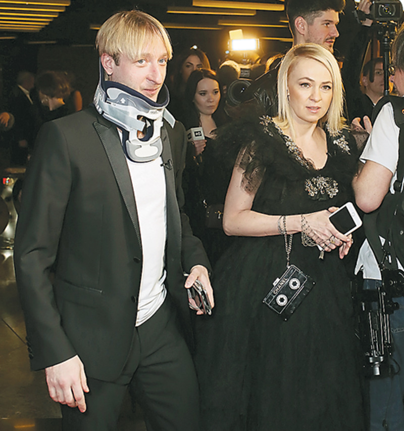 Евгений Плющенко и Яна Рудковская