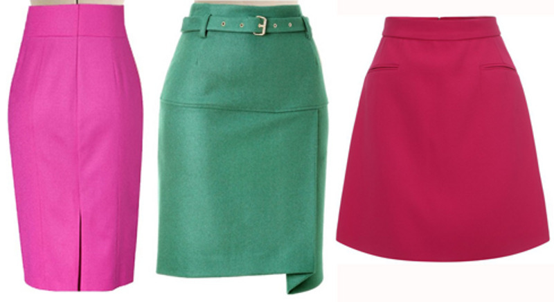 Наш эксперт рекомендует Юлии выбирать юбки прямого силуэта и трапеции