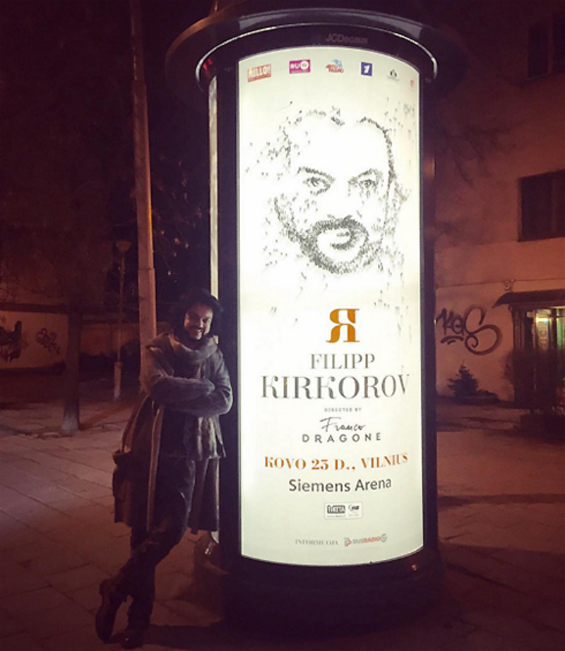 «Вильнюс!» - подписал этот снимок Киркоров