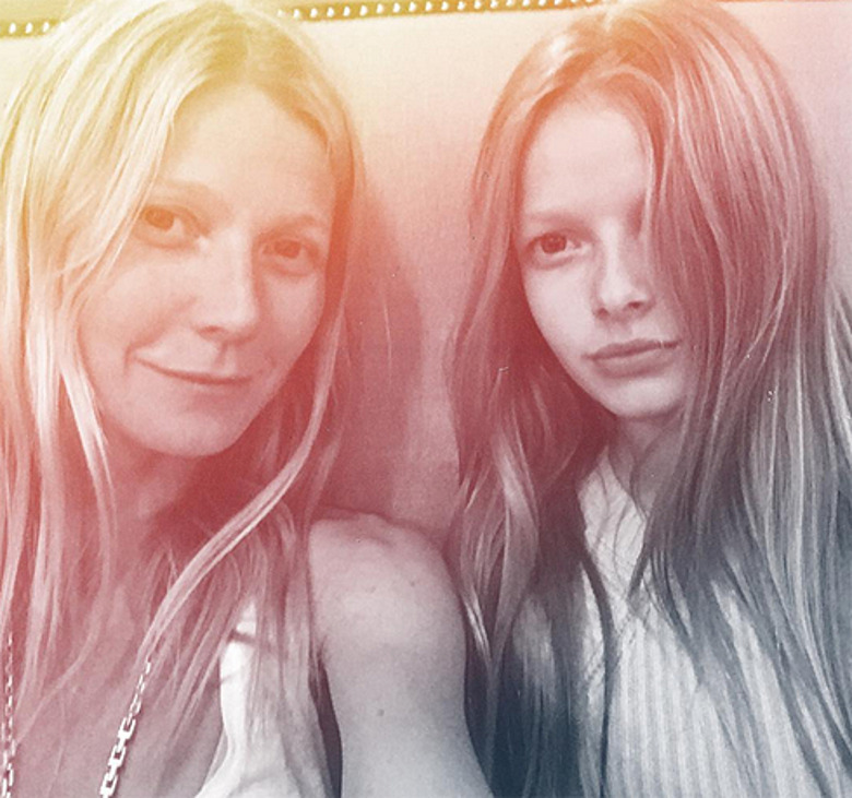 Гвинет Пэлтроу с дочерью Эппл