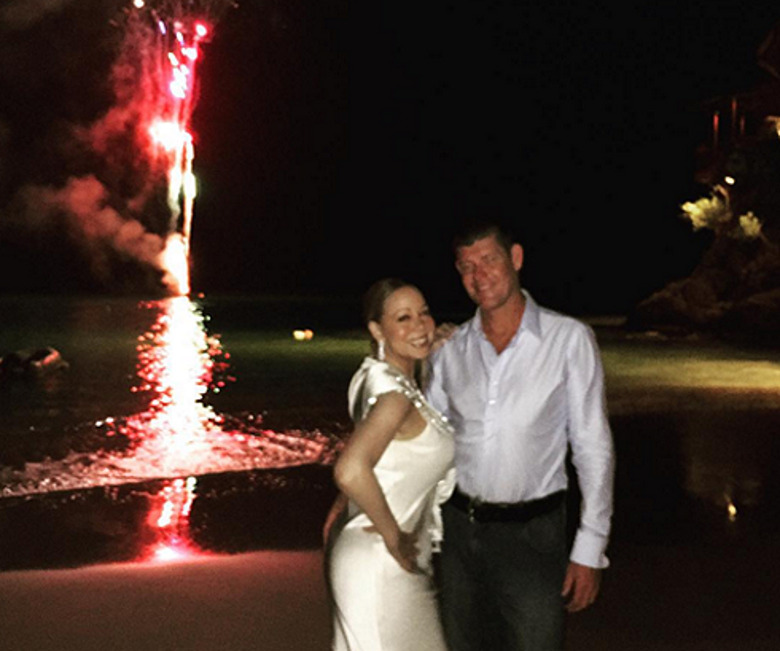 Мэрайя Кэри и Джеймс Пэкер