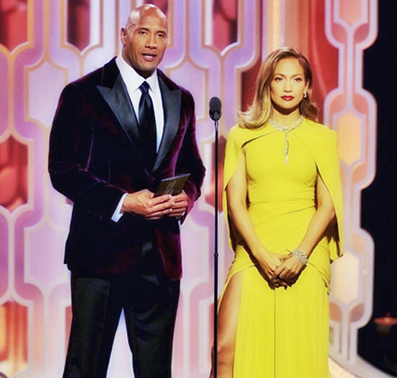 Дуэйн Джонсон и Дженнифер Лопес