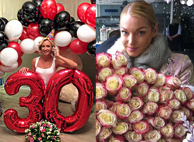 Ольга Бузова и Анастасия Волочкова сегодня отмечают юбилеи