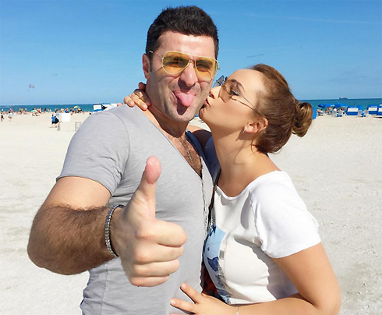 Анфиса Чехова и Гурам Баблишвили в Майами