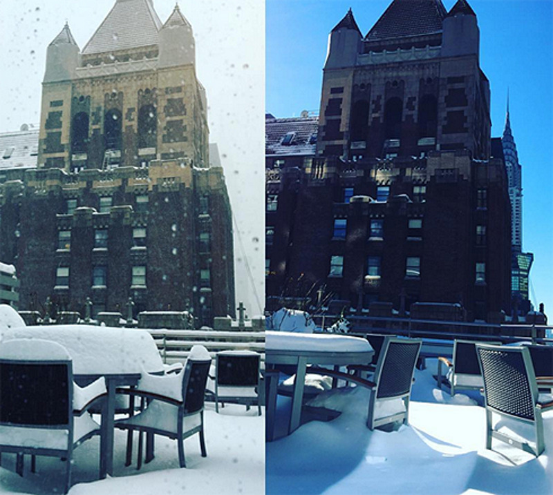 Балкон Сальмы Хайек