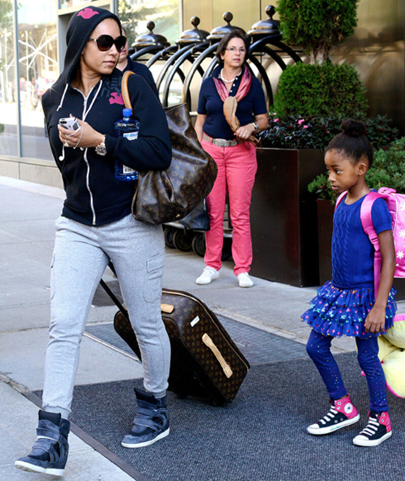 Мел Би с дочерью Эйнджел