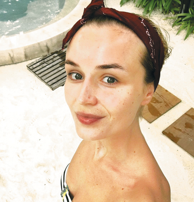 Полина Гагарина без макияжа