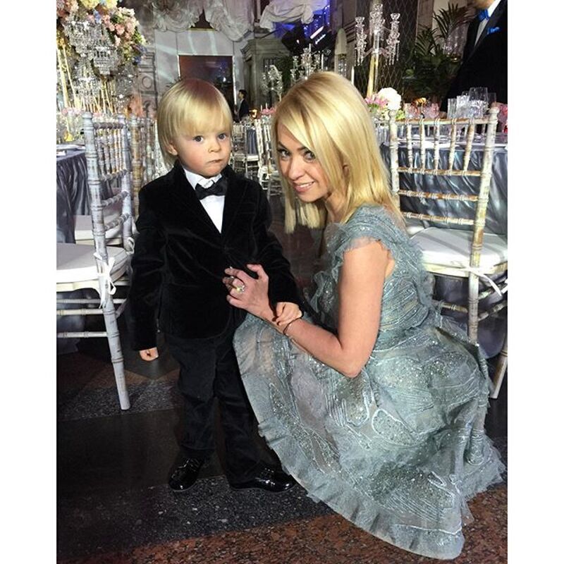 Яна со своим сыном