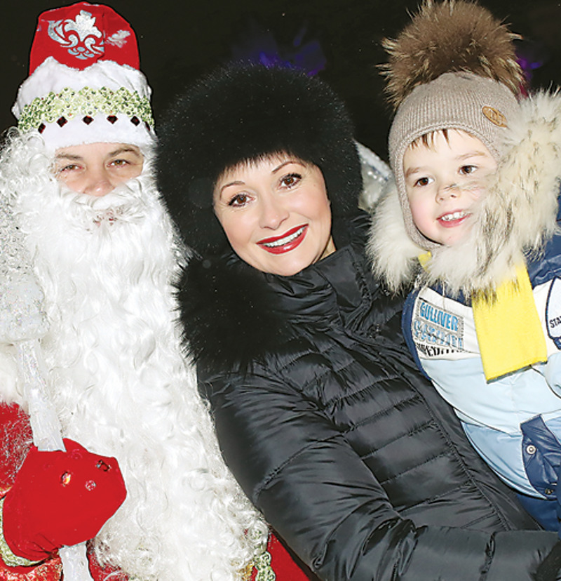 Ольга Кабо с сыном