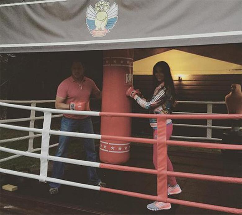 Оксана Федорова с мужем Андреем Бородиным. Фото: Instagram.com/fedorovaoksana.