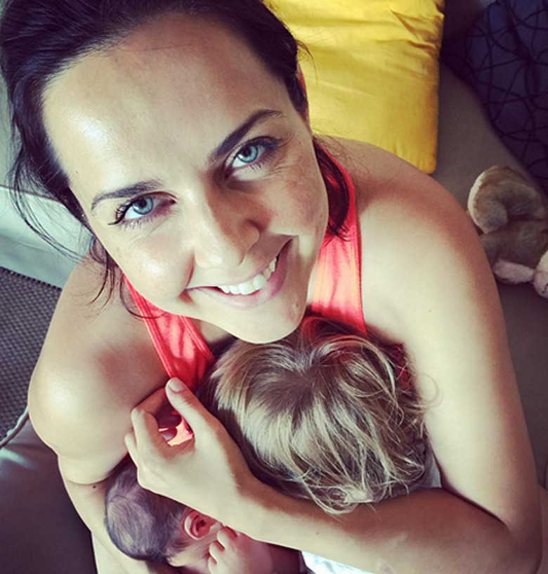 Так Ольга Шелест выглядела после рождения второй дочери