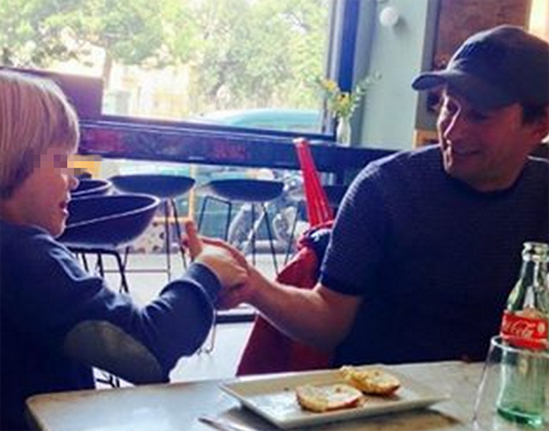 Константин Хабенский с сыном