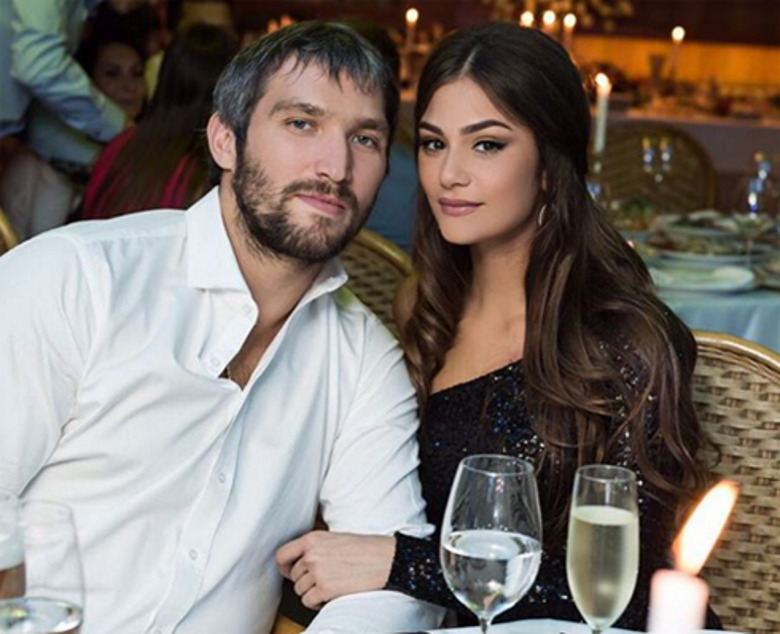 Александр Овечкин и Анастасия Шубская