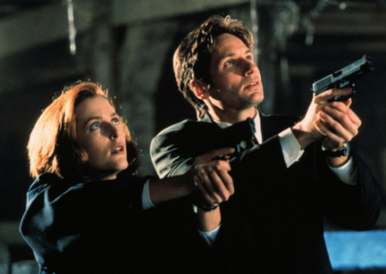 Джиллиан Андерсон и Дэвид Духовны