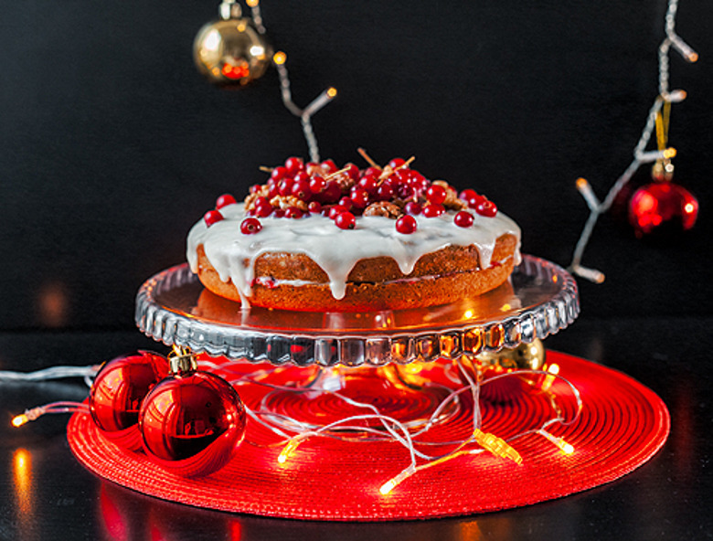 Яркий торт для новогоднего стола