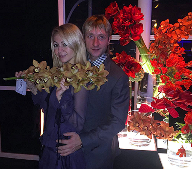 Яна Рудковская и Евгений Плющенко